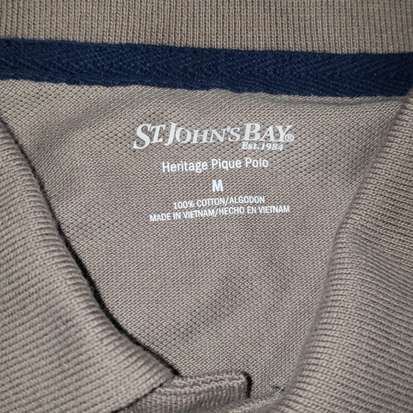 St. Johns Bay Mens Polo - Picture 2 of 3